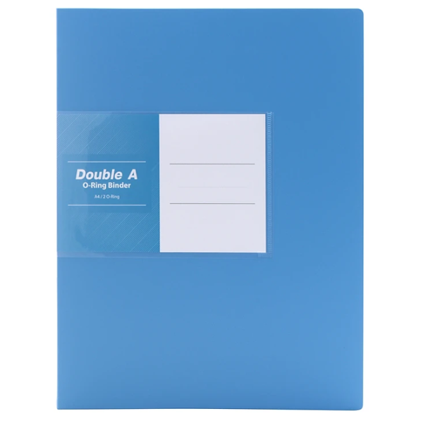 Bìa Còng Nhẫn A4 Double A Xanh Dương