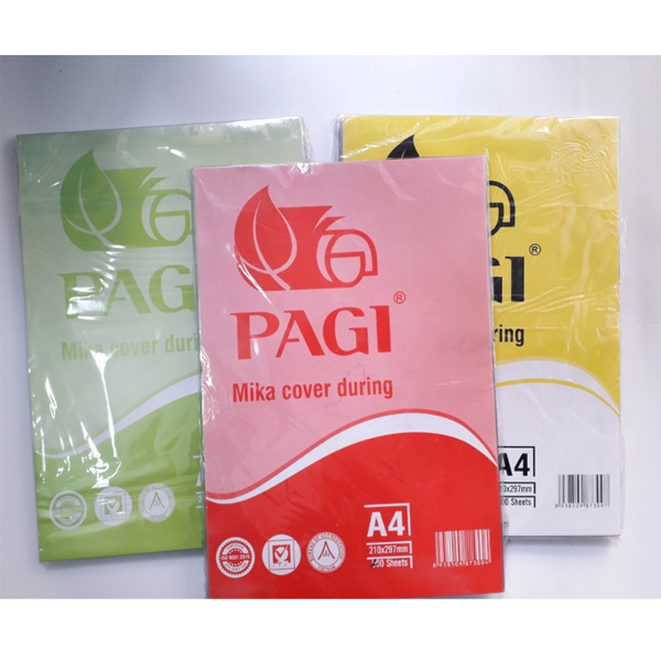 Bìa kính mica Pagi trung A4 (100 tờ/ Ram)
