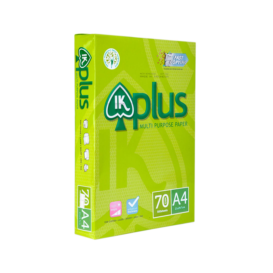 Giấy in A4 IK Plus định lượng 70gsm