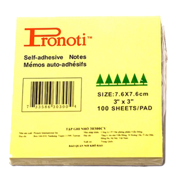 Giấy nhắn Pronoti 3x3