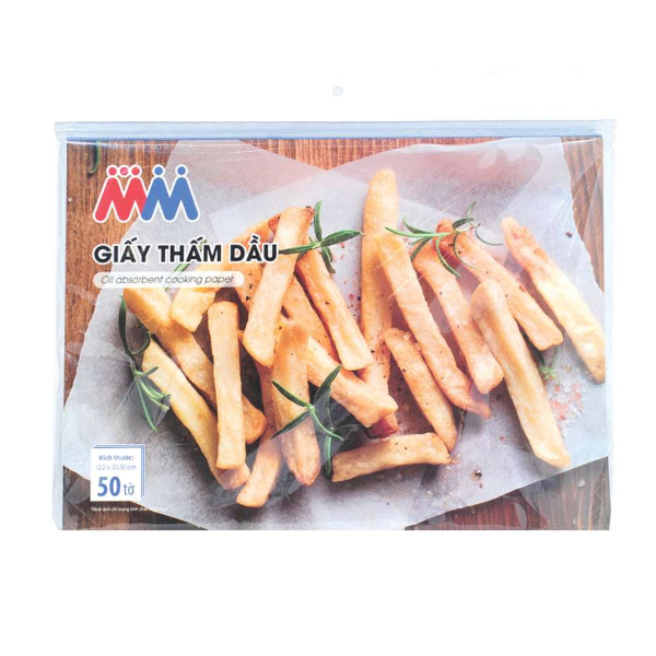 Giấy thấm dầu Mega 22*30.9cm 50 tờ