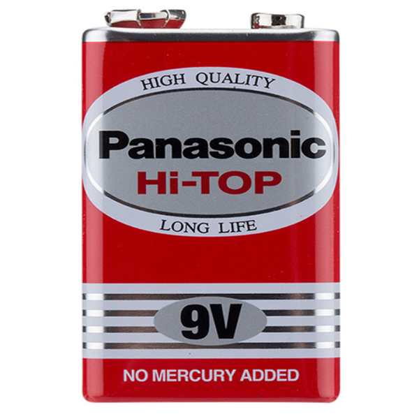 Pin 9V 6F22 Panasonic Hi-Top Carbon 6F22DT/1S gói 1 viên