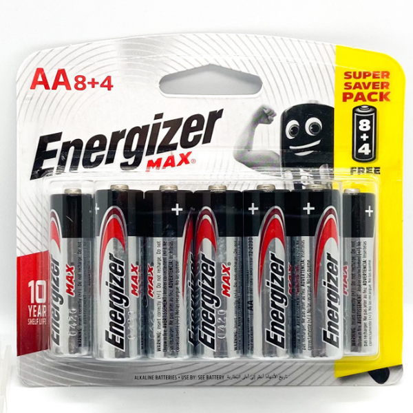 Pin Energizer 2A E91BP8 (Vỉ 6 đôi)