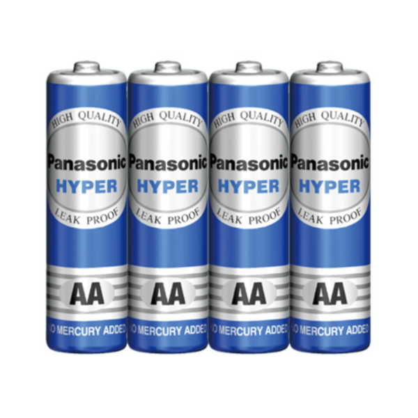 Pin tiểu AA LR6 Panasonic Hyper Carbon R6UT/4S 1.5V gói 4 viên