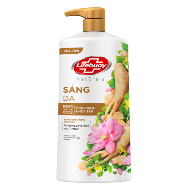 Sữa Tắm Lifebuoy Detox Thảo Dược & Hoa Sen 800g