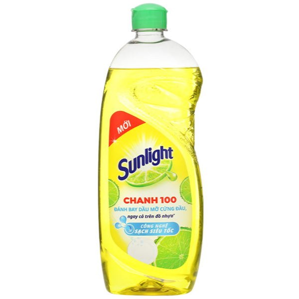 Nước rửa chén Sunlight Chanh (Chai 750g)