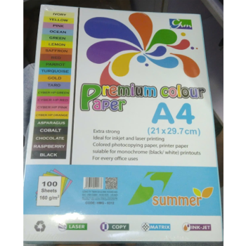 Bìa màu Gun A3 - xanh dương