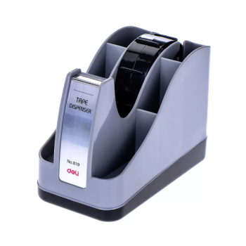 Cắt băng dính để bàn + cắm bút Deli 819
