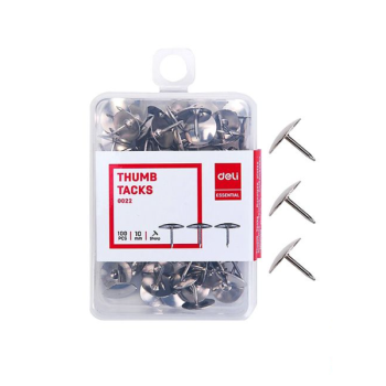 Ghim mũ inox Deli 0022