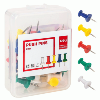 Ghim mũ nhựa màu E0021 Deli