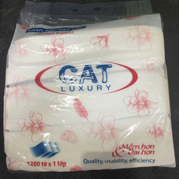 Giấy ăn đóng cân 2 lớp CAT