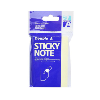 Giấy nhắn Double A 3*2 vàng