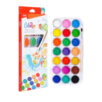 Màu nước dạng nén 28mm 21 màu EC20-21