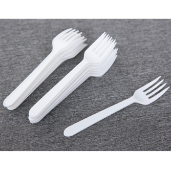 Nĩa nhựa PP N004.02-trắng sữa / Lốc 50 cái