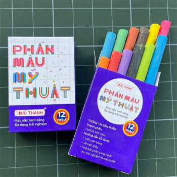 Phấn màu mỹ thuật Đức Thanh (Hộp 12 viên)