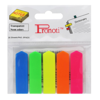 Phân trang nhựa 5 màu Pronoti