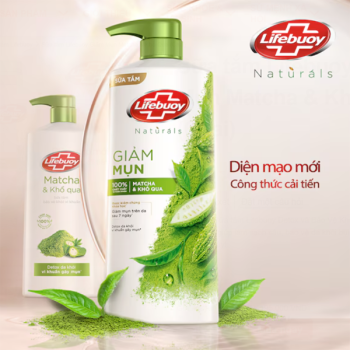Sữa Tắm Lifebuoy Detox Matcha & Khổ Qua 800g